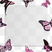 Pink holographic and glittery butterfly | Premium PNG - rawpixel