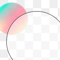 Gradient circle pattern design element