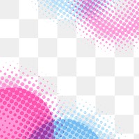 Pink and blue round patterned background