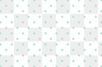 Mint green polka dots pattern design element