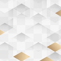 Gray and gold mosaic patterned background design element