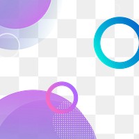 Colorful circle pattern design element