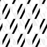 Black and white geometric patterned background design element