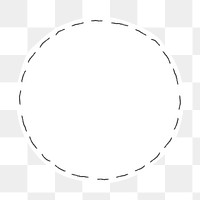 Round doodle sticker design element | Premium PNG Sticker - rawpixel