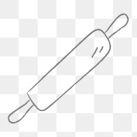 Doodle rolling pin design element