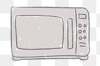 Doodle kitchen microwave design element