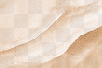 Brown watercolor patterned background design element