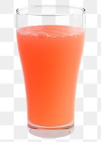 Juicy fruit punch in a glass design element