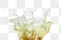 Yellow colored oil splashing design resource