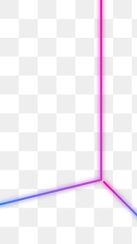 Pink and purple neon lines design element