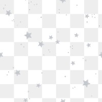 Seamless silver star pattern design element