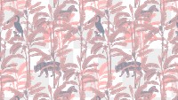 Pink tropical patterned background design element