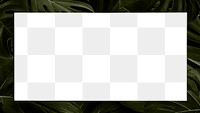 Png blank green leafy frame