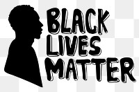 Black lives matter awareness social template design element 