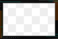 Rectangle frame png glitch effect