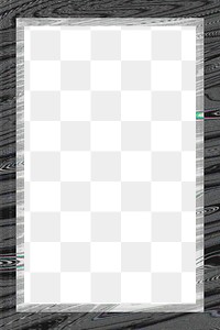Rectangle frame png glitch effect