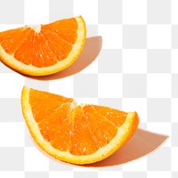 Delicious orange fruit slices photo design element