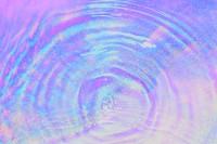 Holographic purple water ripple png background design space