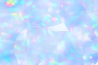 Blue holographic background png glossy copy space