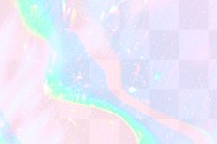 Pastel holographic png background wavy pattern