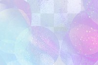 Purple holographic png bokeh background