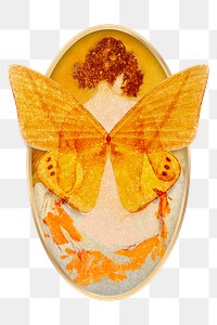 Png woman with butterfly wings 