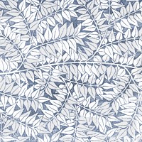 Vintage png leaves ornament seamless pattern background 