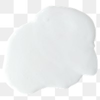 White smear element png paint texture