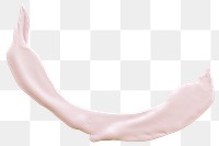 Png dull pastel pink acrylic element