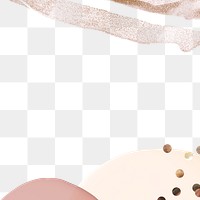 Abstract dull pink with glitter png