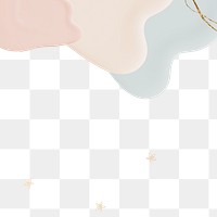 Pastel border png transparent background