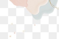 Png pastel abstract border transparent background