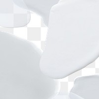 Png abstract white paint transparent