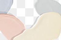 Abstract png dull earth tone pastel color paint 
