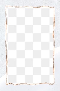 Shimmery frame png gray background