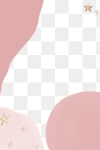 Pink star abstract png background