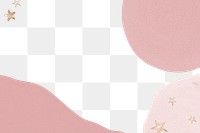 Pink star abstract png background