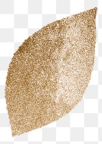 Glitter png gold leaf symbol