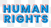 Human rights multiply typeface png typography word