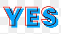 Png yes word multiply font typography