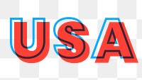 USA png word multiply font typography