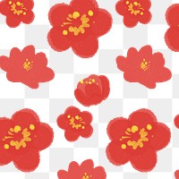 Chinese National Day flower png pattern overlay