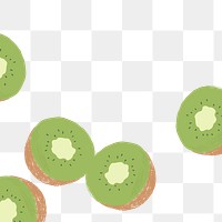 Png kiwi corner border transparent background