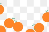 Png orange corner border transparent background