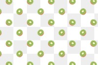 Png pastel kiwi pattern transparent background