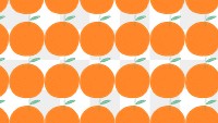 Png  orange fruit pattern transparent background