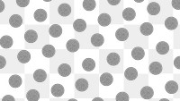 Silver polka dot png glittery pattern