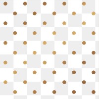Png golden shimmery polka dot pattern