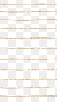 Golden metallic stripes png pattern