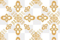 Png gold traditional Chinese art pattern background